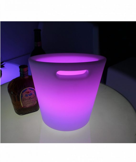 LED kibirėlis gėrimams su rankena
